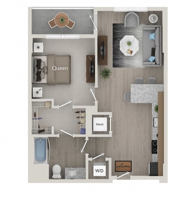 1 Bedroom 1 Bath